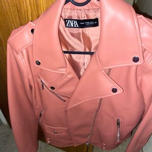 Zara leather jacket